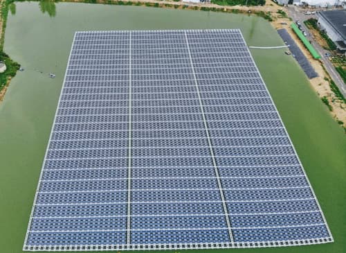 Solaire flottant