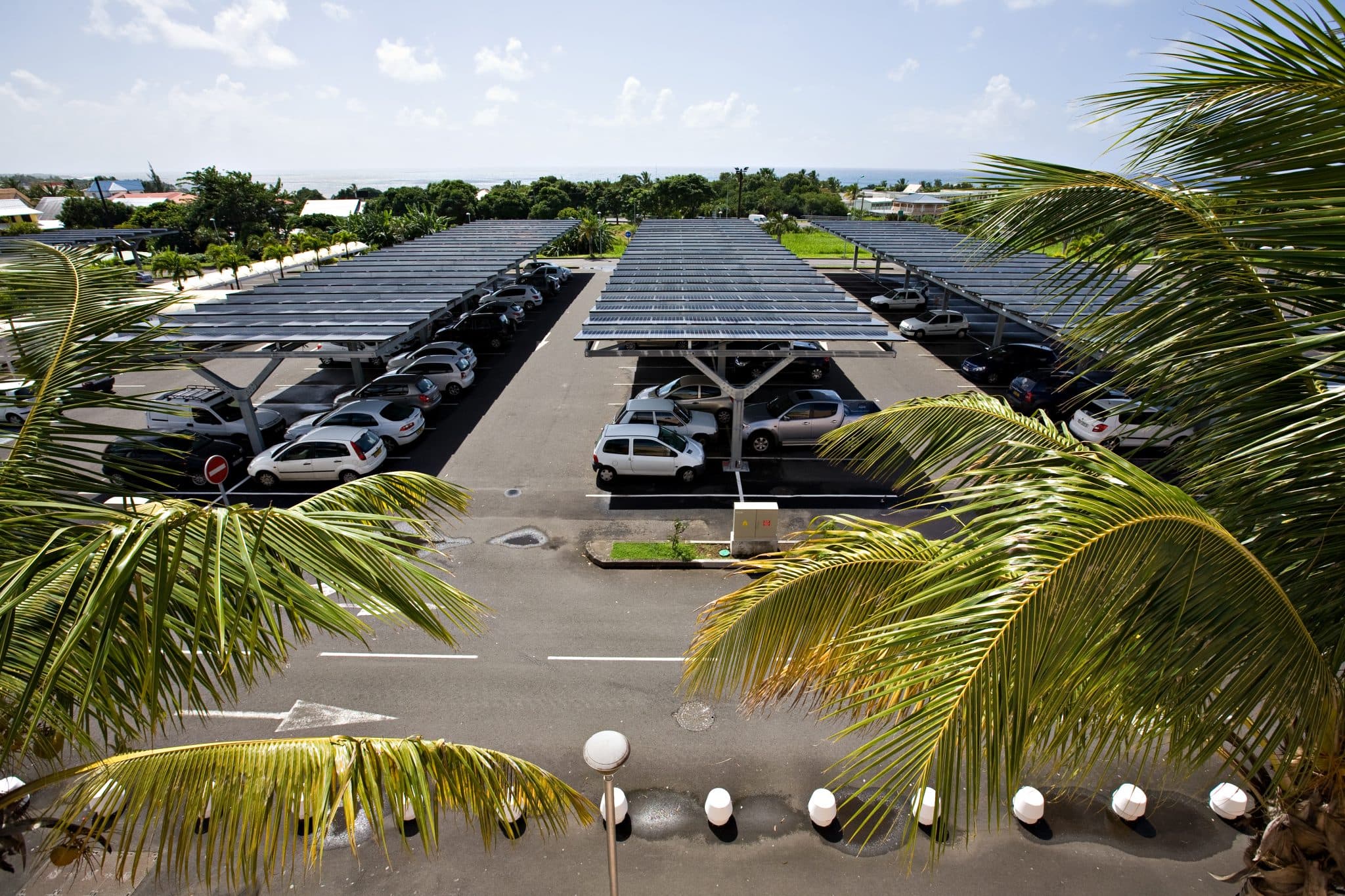 Ombrières photovoltaïques