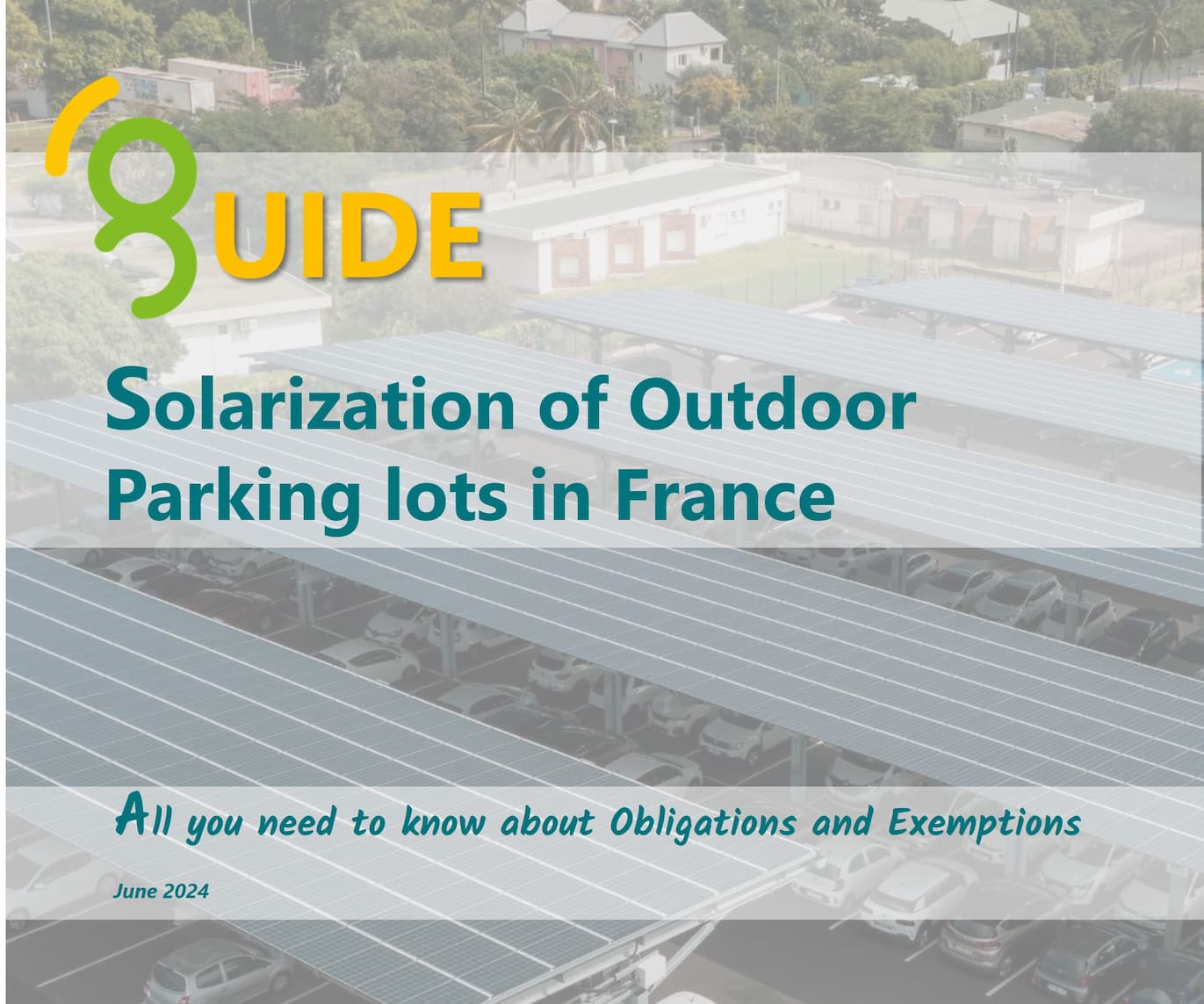 Solarization of outdoor parking lots in France