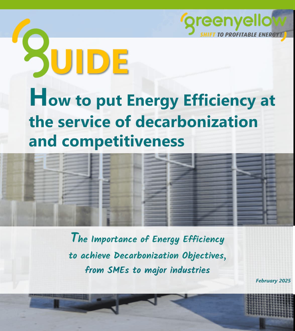 guide cover : energy efficiency for decarbonizing companies