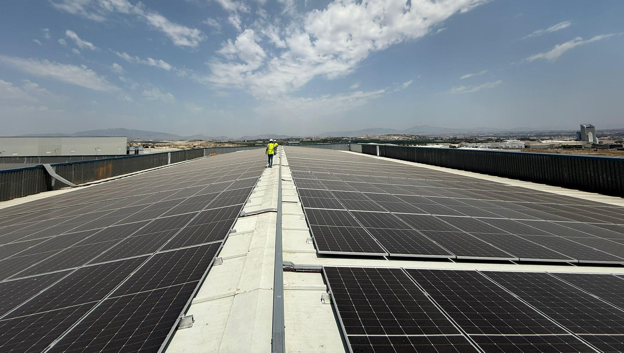 Production solaire toiture CP Espagne