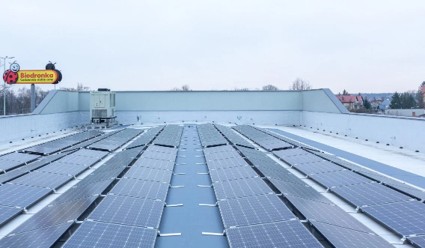 Centrale solaire en toiture de GreenYellow pour Biedronka