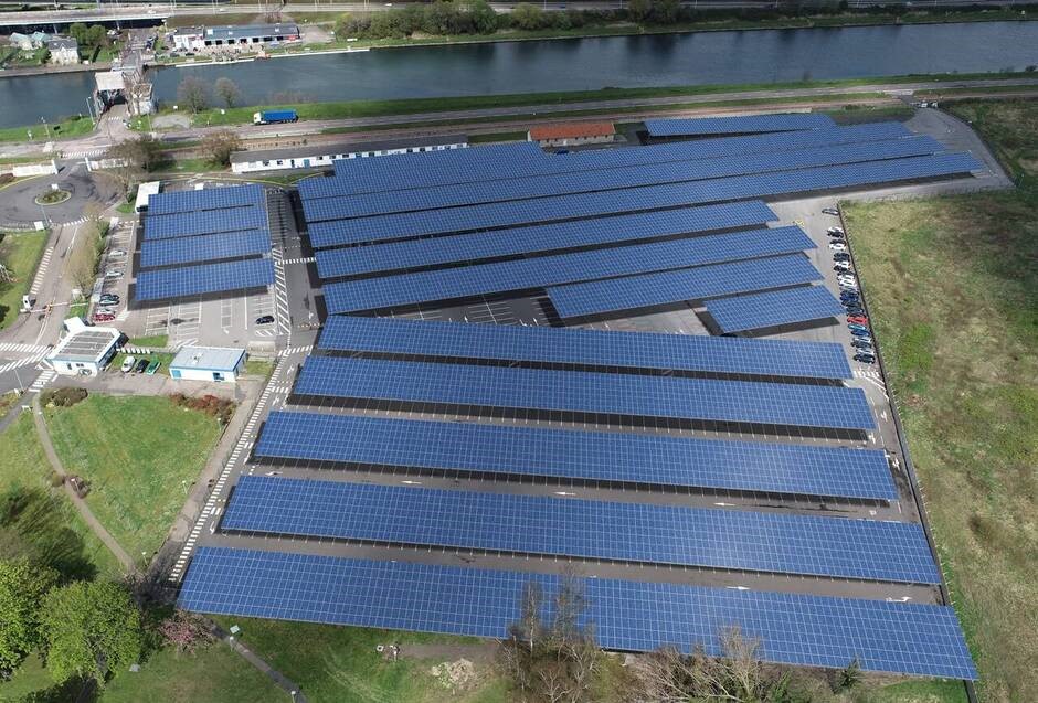 Projet solaire de Reservoir Sun pour Safran à Gonfreville.