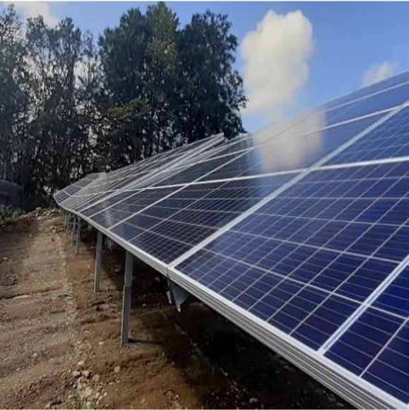 Centrale solaire SICAE à Roisel pour l'ELD.