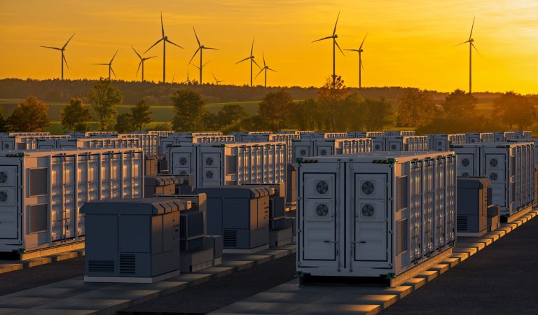 Magazyn energii BESS podłączony do sieci elektroenergetycznej - regulacja częstotliwości i peak shaving